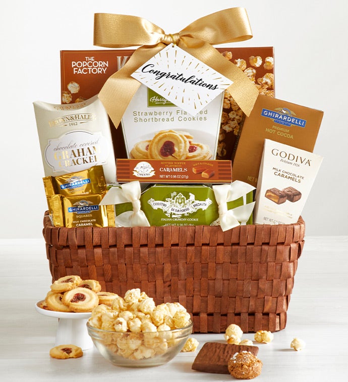 Congratulations Gift Baskets Gift Baskets Food Gifts
