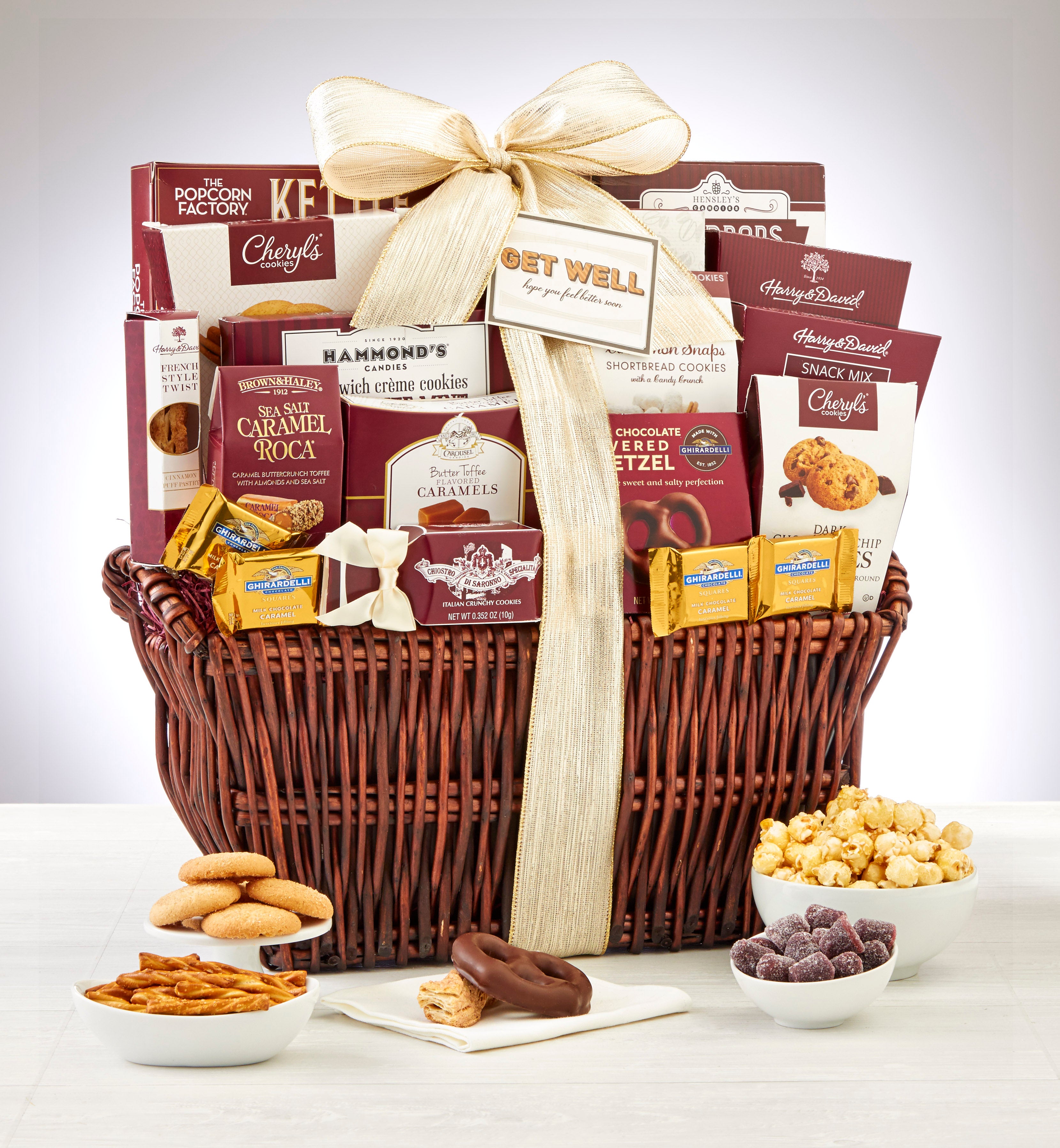 Image of Get Well Soon Deluxe Balsam Gift Basket Supreme
