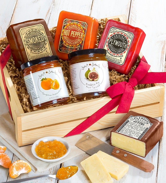 Plymouth Cheese  Just Jans Spreads Gift Crate