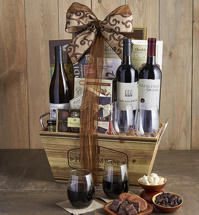 Gourmet Wine Tasting Gift Basket