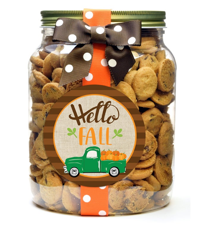 Happy Fall! Chocolate Chip Cookie Jar