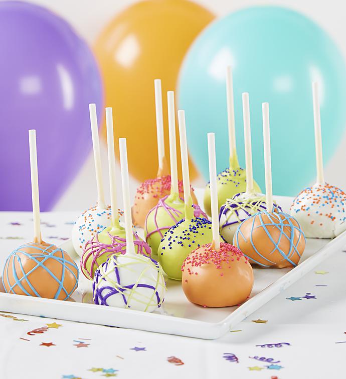 Image of Best Birthday Ever! Truffle Cake Pops - 12 Pack