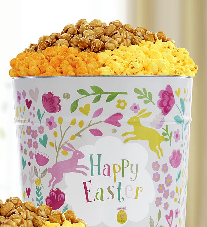 The Popcorn Factory Happy Easter 3 Way Tin 3.5G