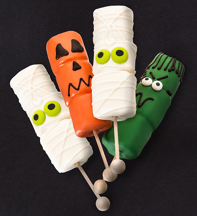 Spooky Scary Hand Dipped Marshmallow Pops