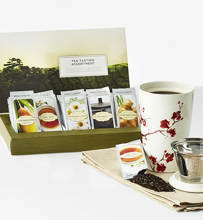 Tea Forte Organic Single Steeps & Kati Cup Gift