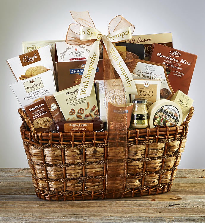 Youre In Our Thoughts Sympathy Gift Basket