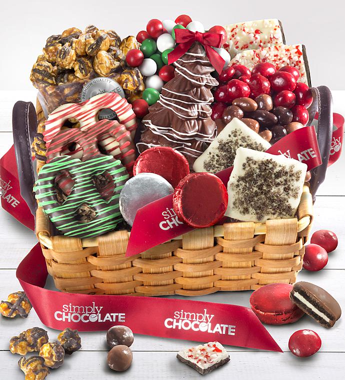 Simply Chocolate Celebrate the Season Basket