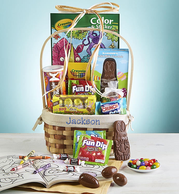 Eggceptional Personalized Easter Basket
