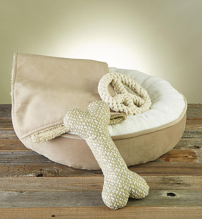 Sweet Dreams Pet Bed, Blanket & Toy Gift Set