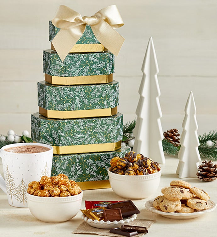 Golden Elegance Tower with Ghirardelli