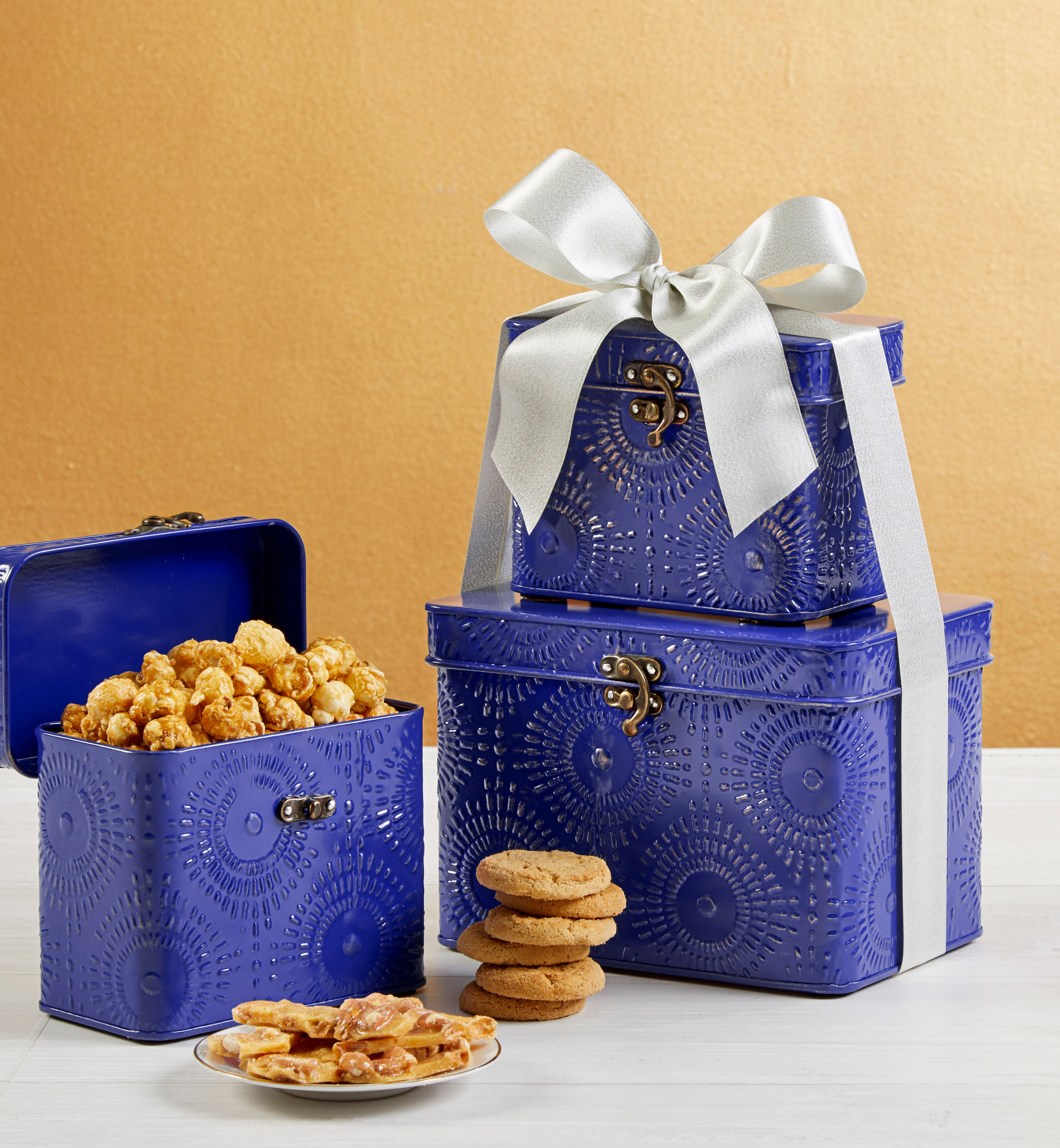 Christmas Gift Towers | Holiday Towers of Treats | 1-800-Baskets