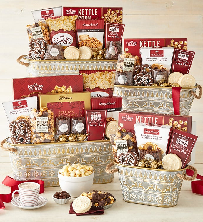 Sparkling Snow Sweets & Treats Basket