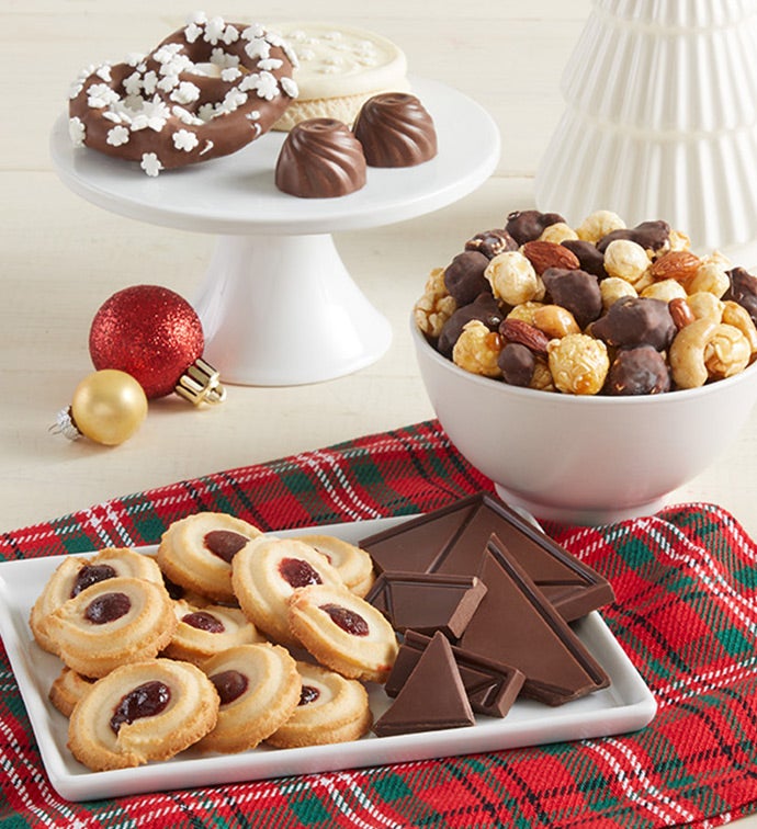 Sparkling Snow Sweets & Treats Basket