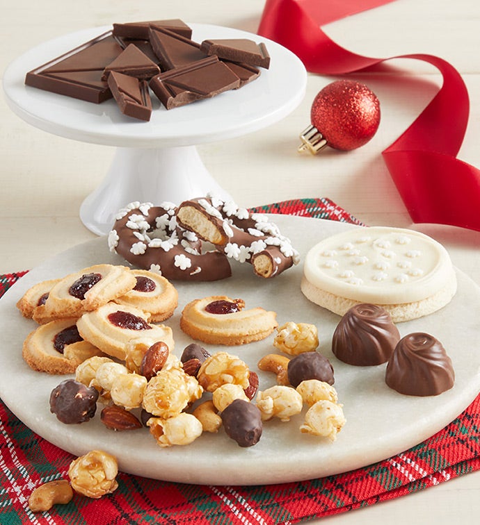 Sparkling Snow Sweets & Treats Basket