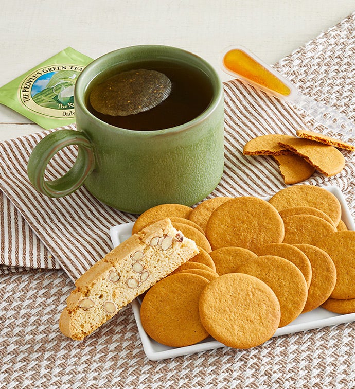 Soup's On Basket with Soup Mug