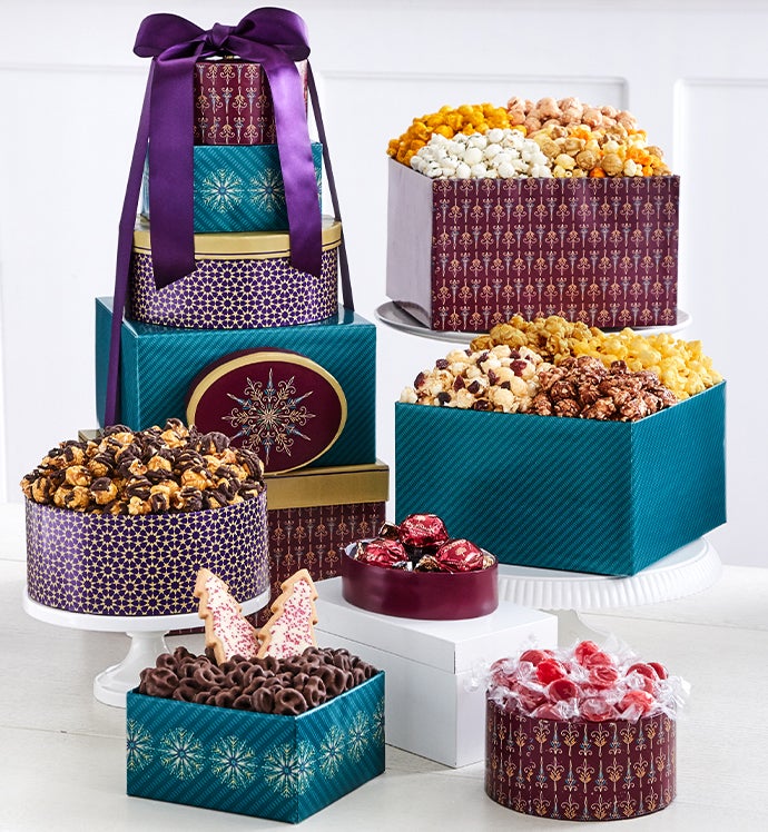 Christmas Gift Towers Holiday Towers of Treats 1800Baskets