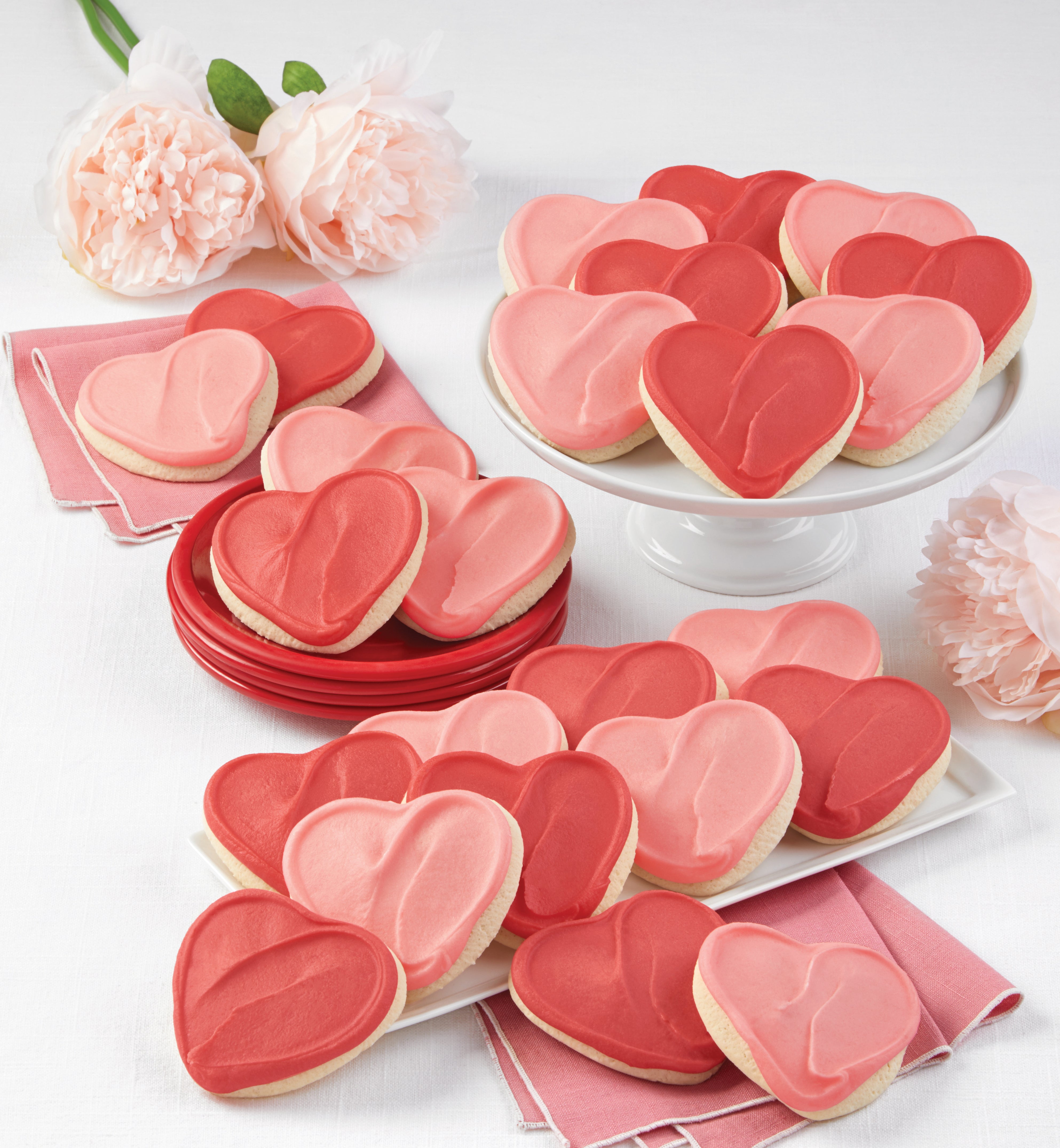 Cheryl's Frosted Heart Cut Out Cookies