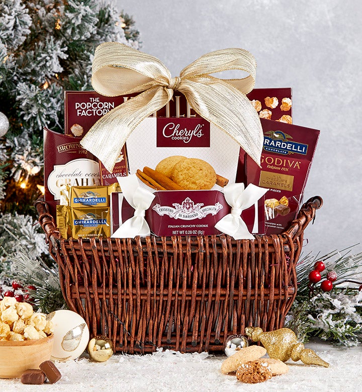 Christmas Gift Baskets | Holiday Food Gifts | 1-800-Baskets