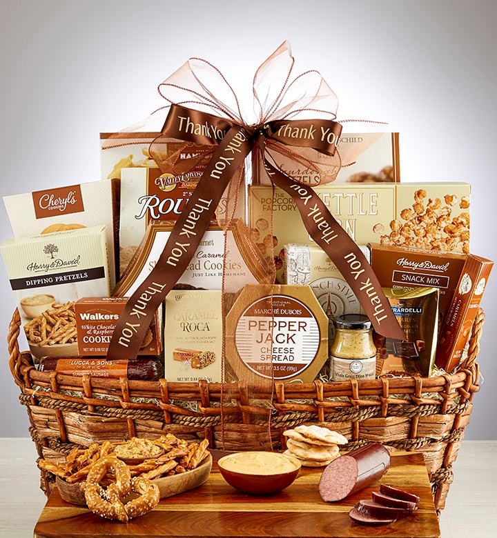 Image of An Extra Special Thank You Gourmet Gift Basket
