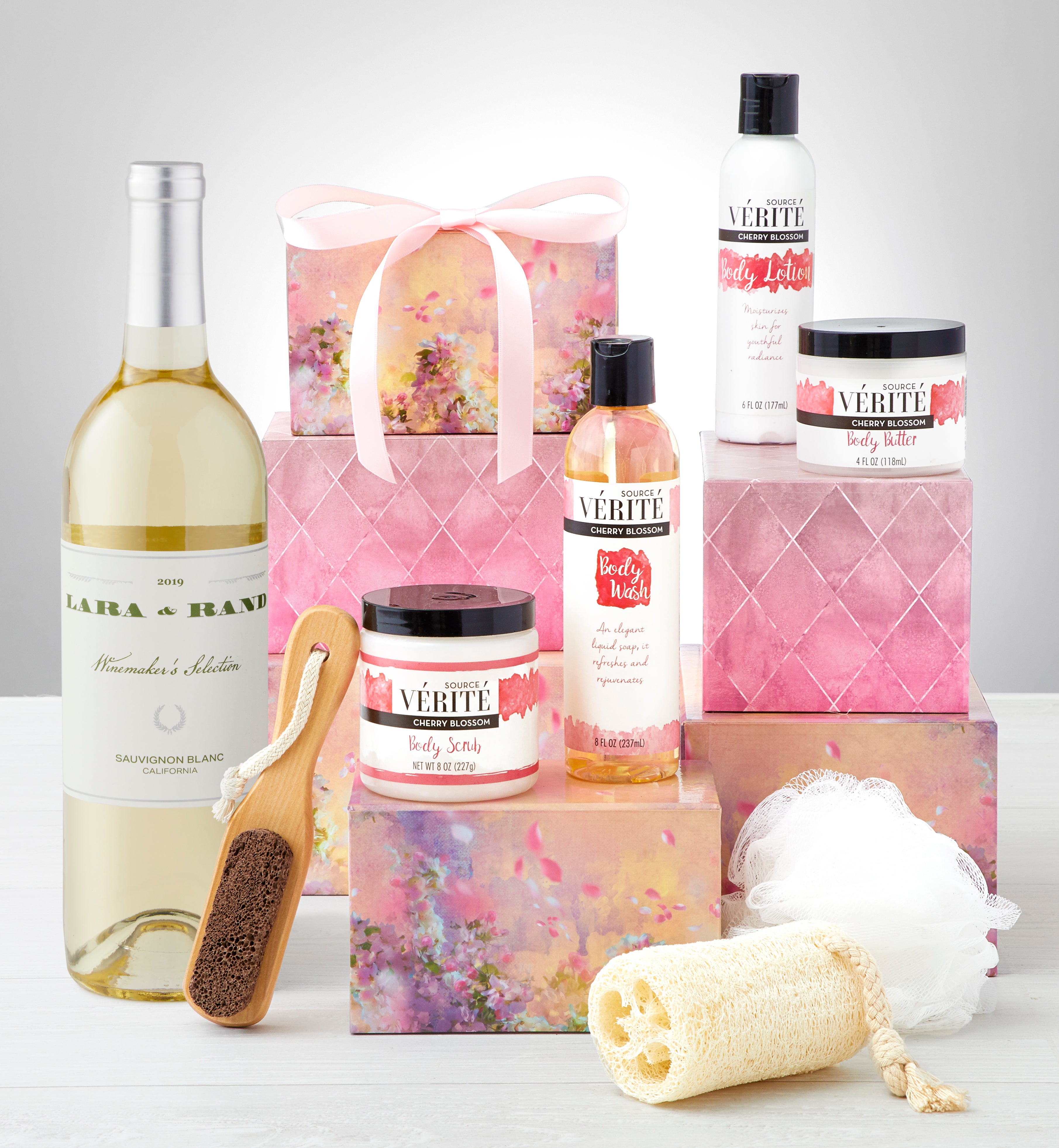 Pamper Her for Valentine's Day Spa Tower with Wine