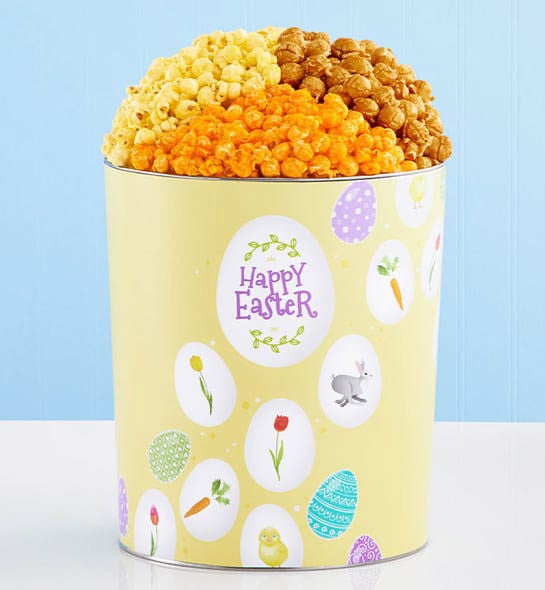 The Popcorn Factory Happy Easter 3.5G 3 Flavor Tin