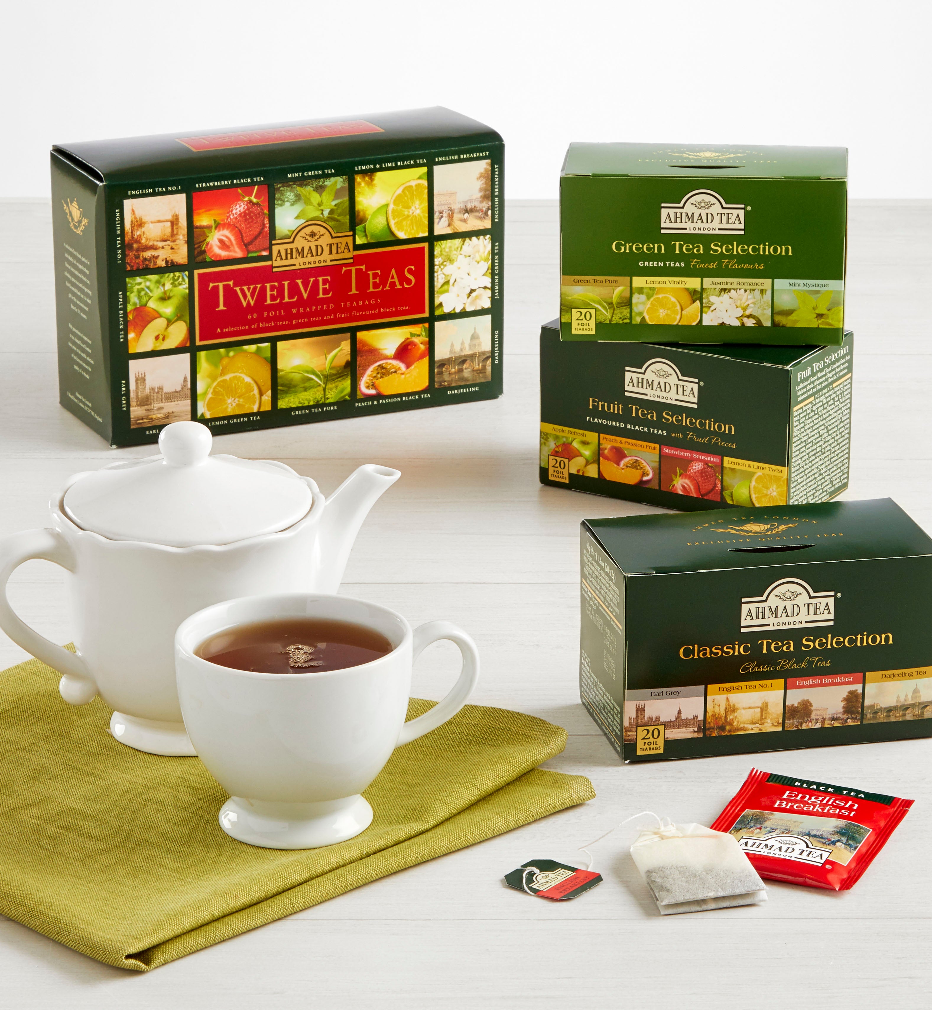Ahmad Tea Of London® Twelve Teas Box, ahmad tea