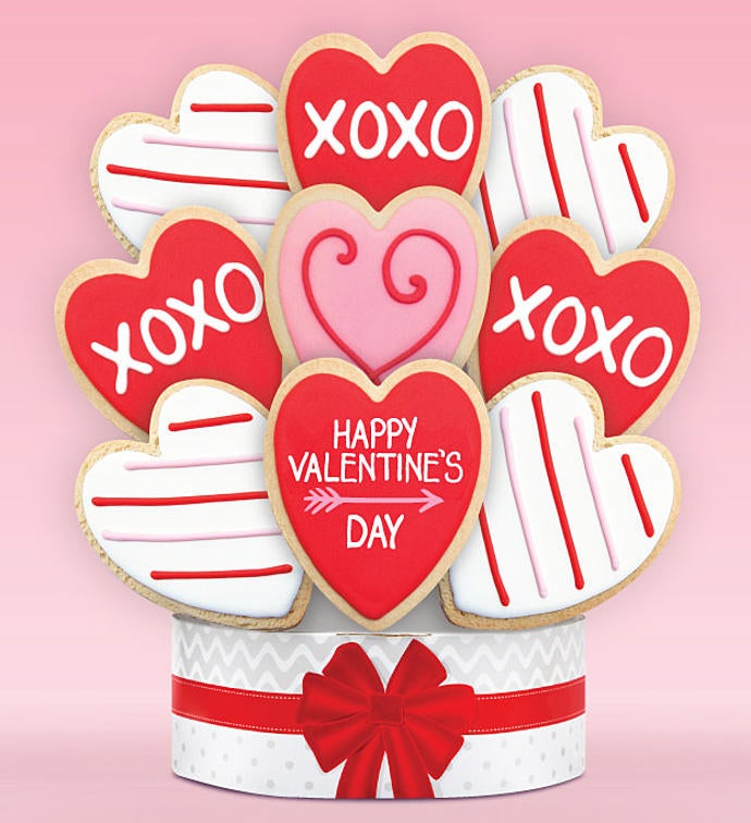 Happy Valentines Day! Cookie Arrangement