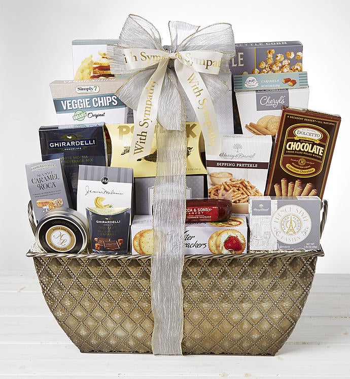 With Love  Remembrance Sympathy Basket