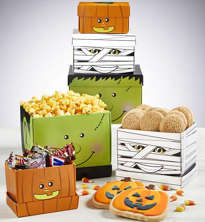 Spooky Characters Halloween Sweets Tower
