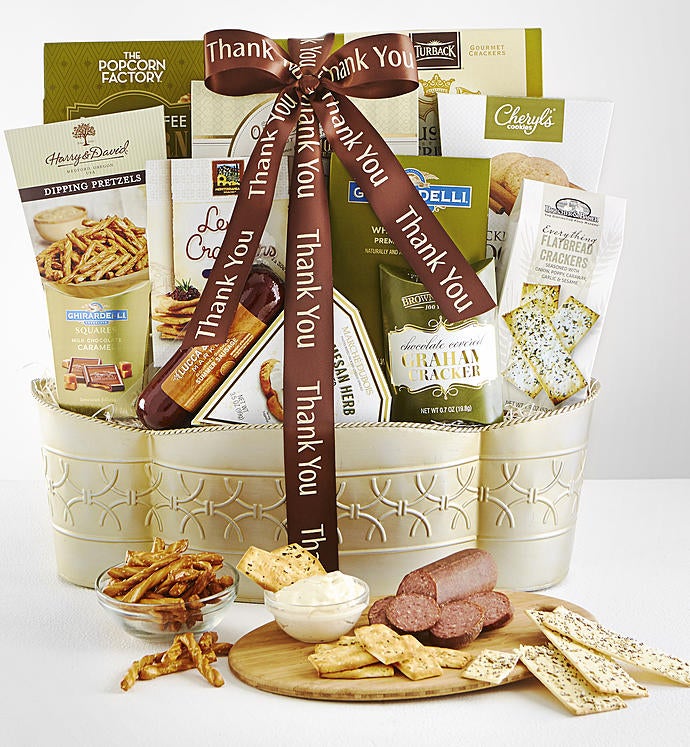 With Grateful Thanks Gourmet Gift Basket