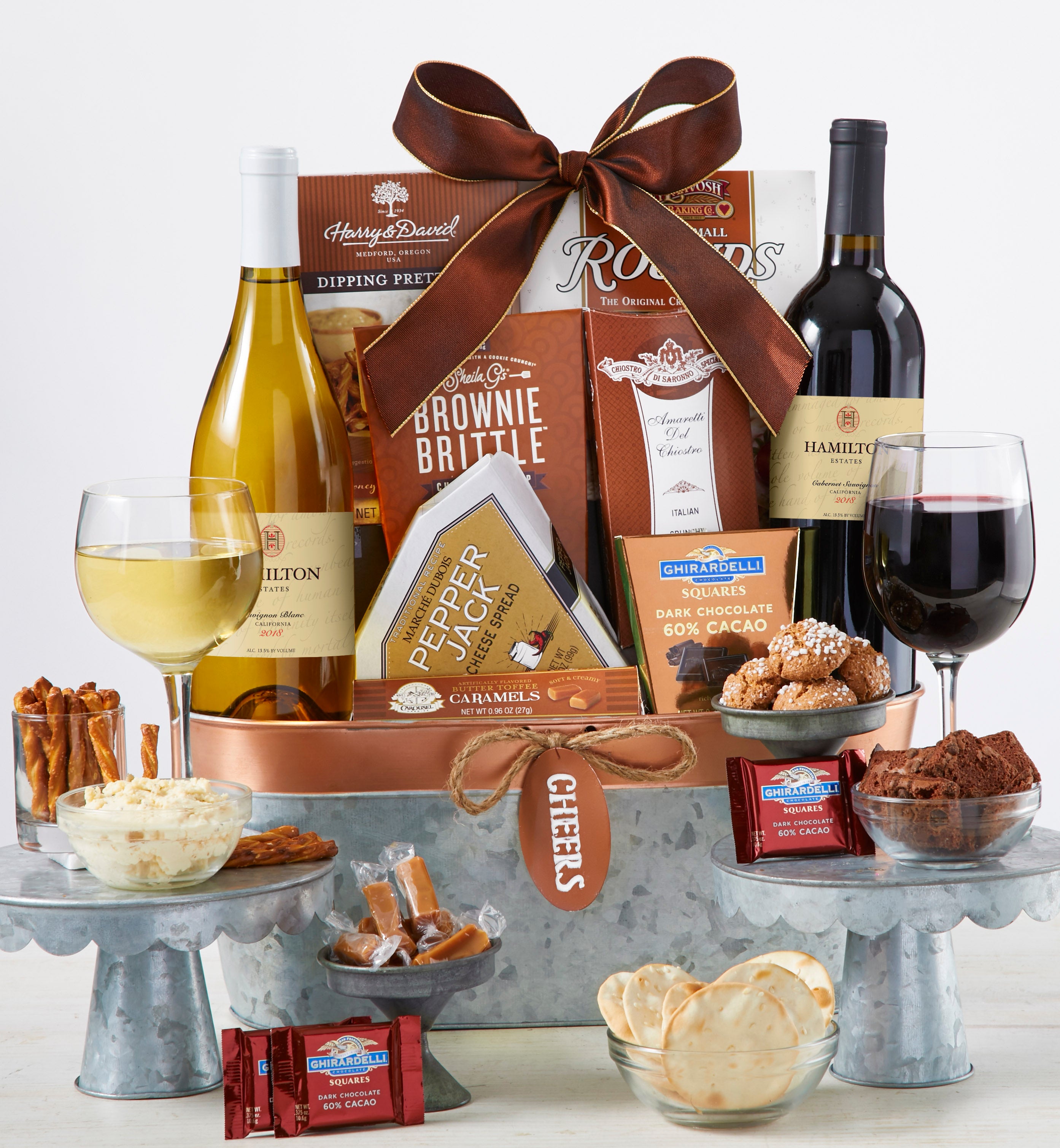 Toast & Celebrate Wine Gift Basket