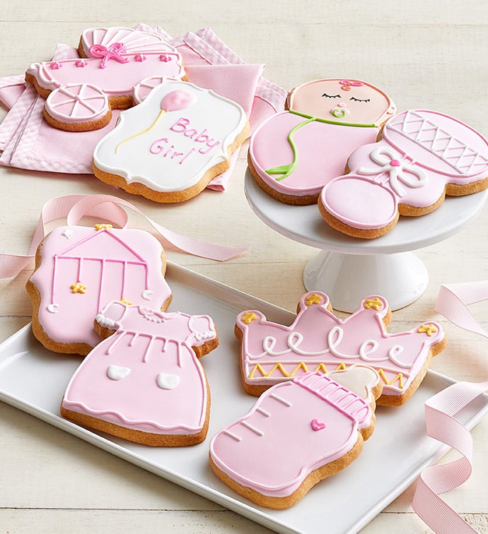 Welcome Baby Girl! Artisan Iced Cookies