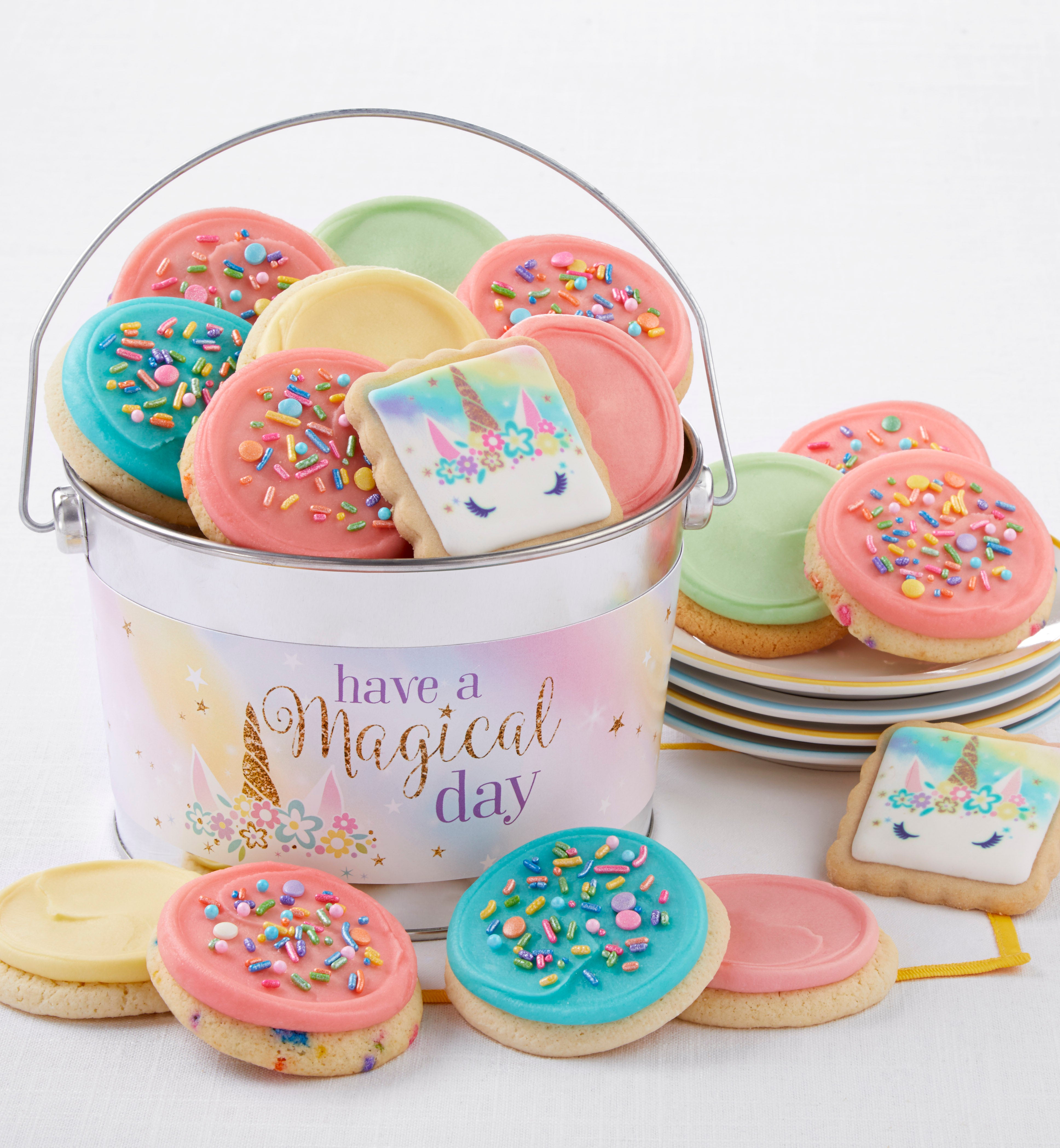 Cheryl's Have a Magical Day Frosted Cookie Pail