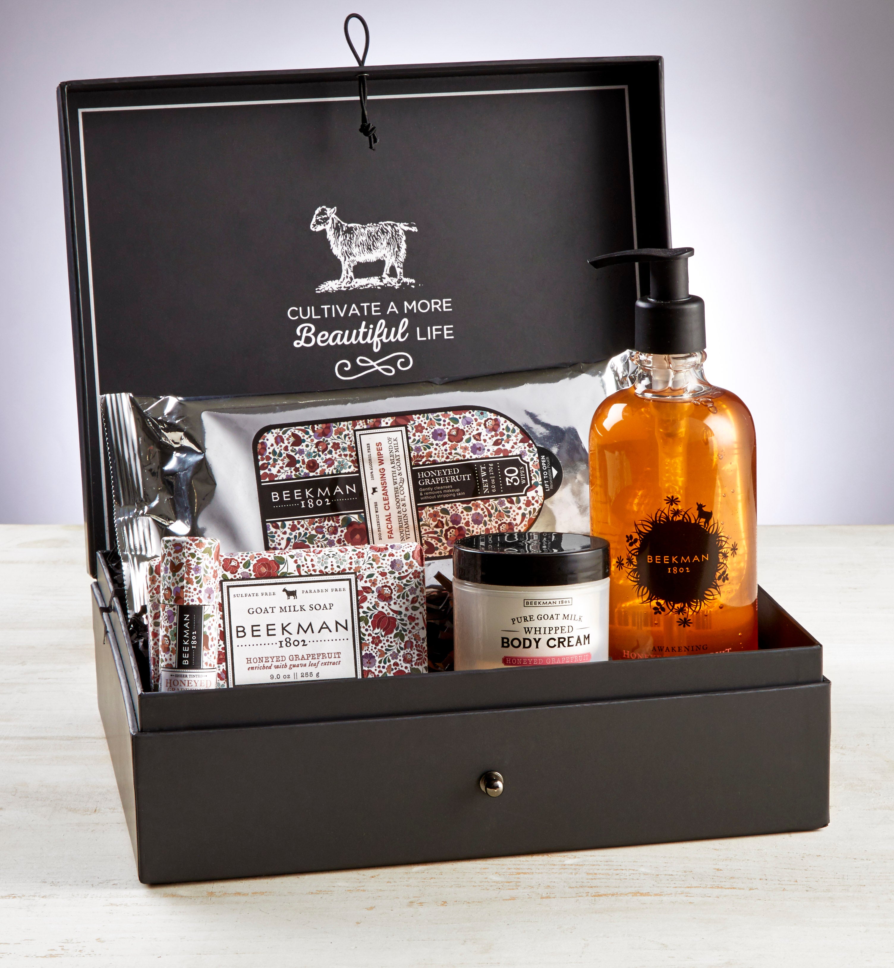 Image of Beekman 1802 Honeyed Grapefruit Spa Set