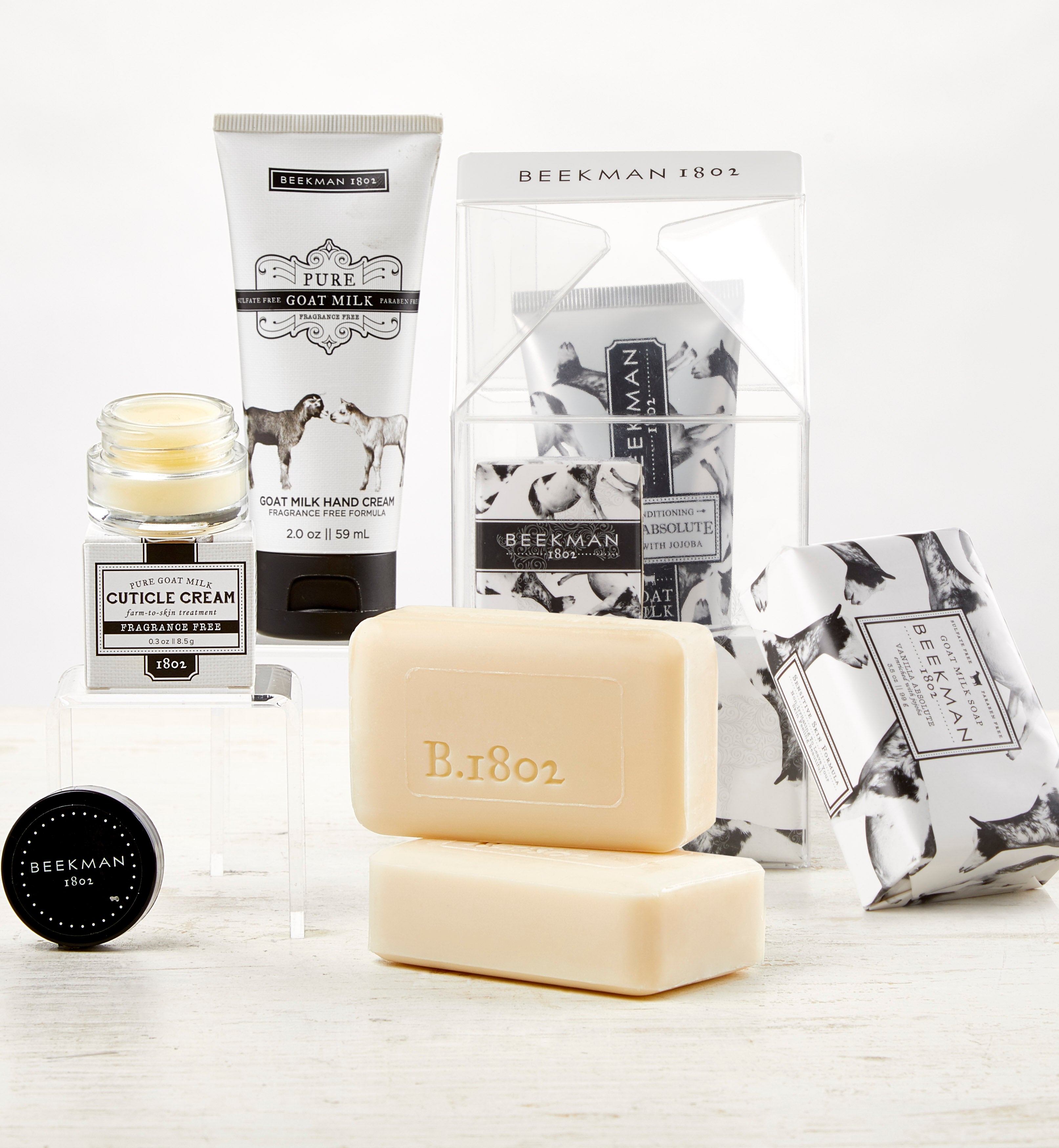 Image of Beekman 1802 Milk Carton Spa Set