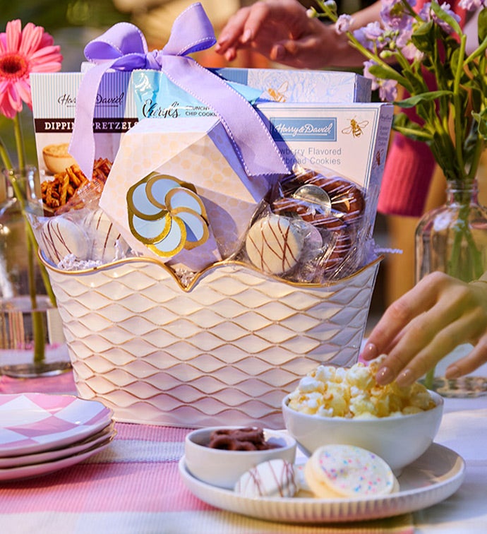 Full Bloom Sweet Treats Basket