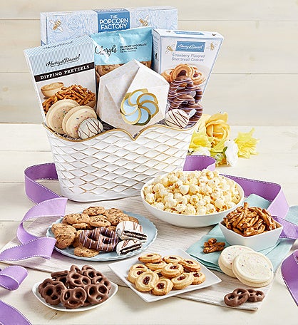 Congratulations Fruit & Sweets Gift Basket
