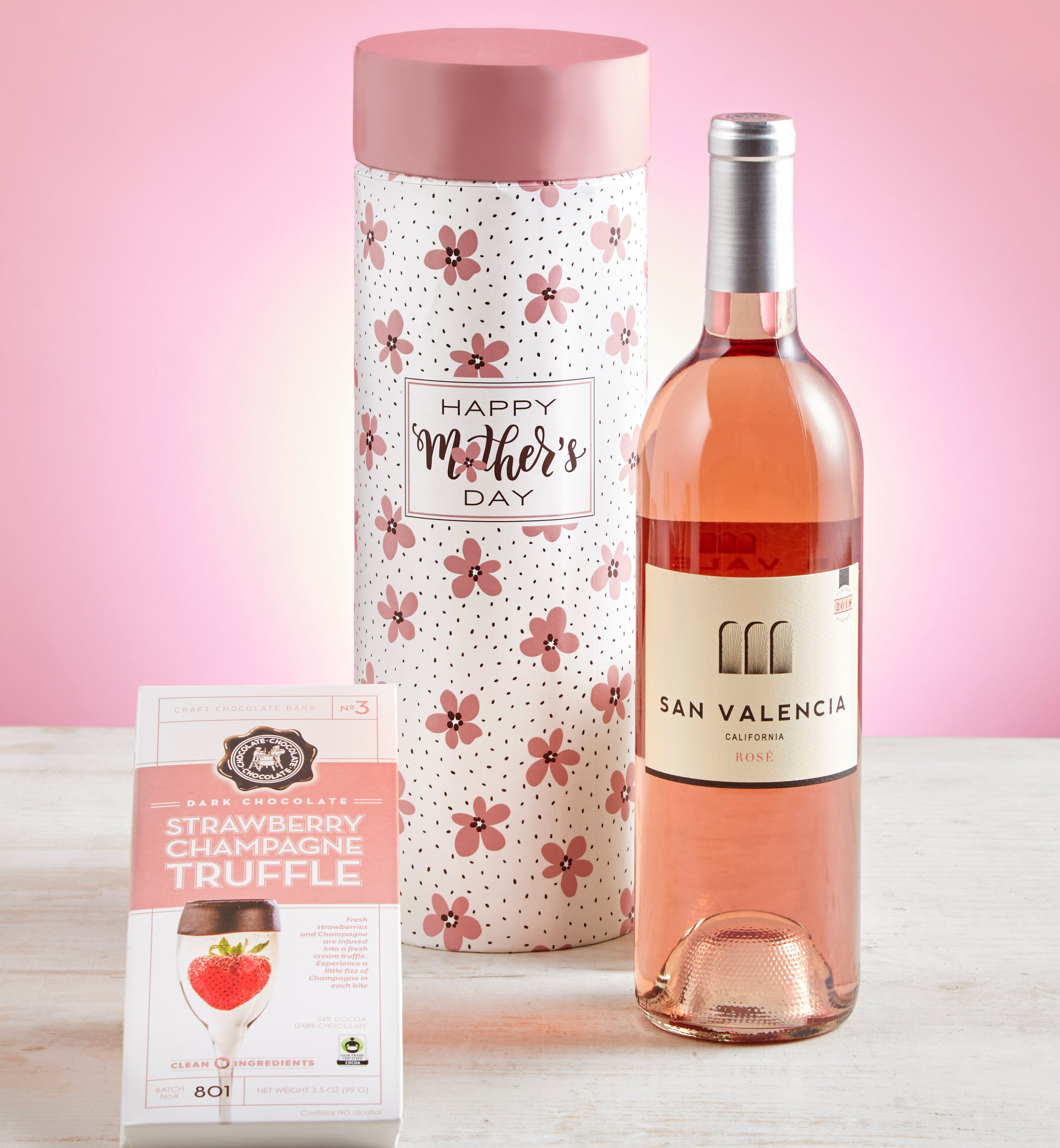 Mother's Day Rosé & Chocolate Gift Set