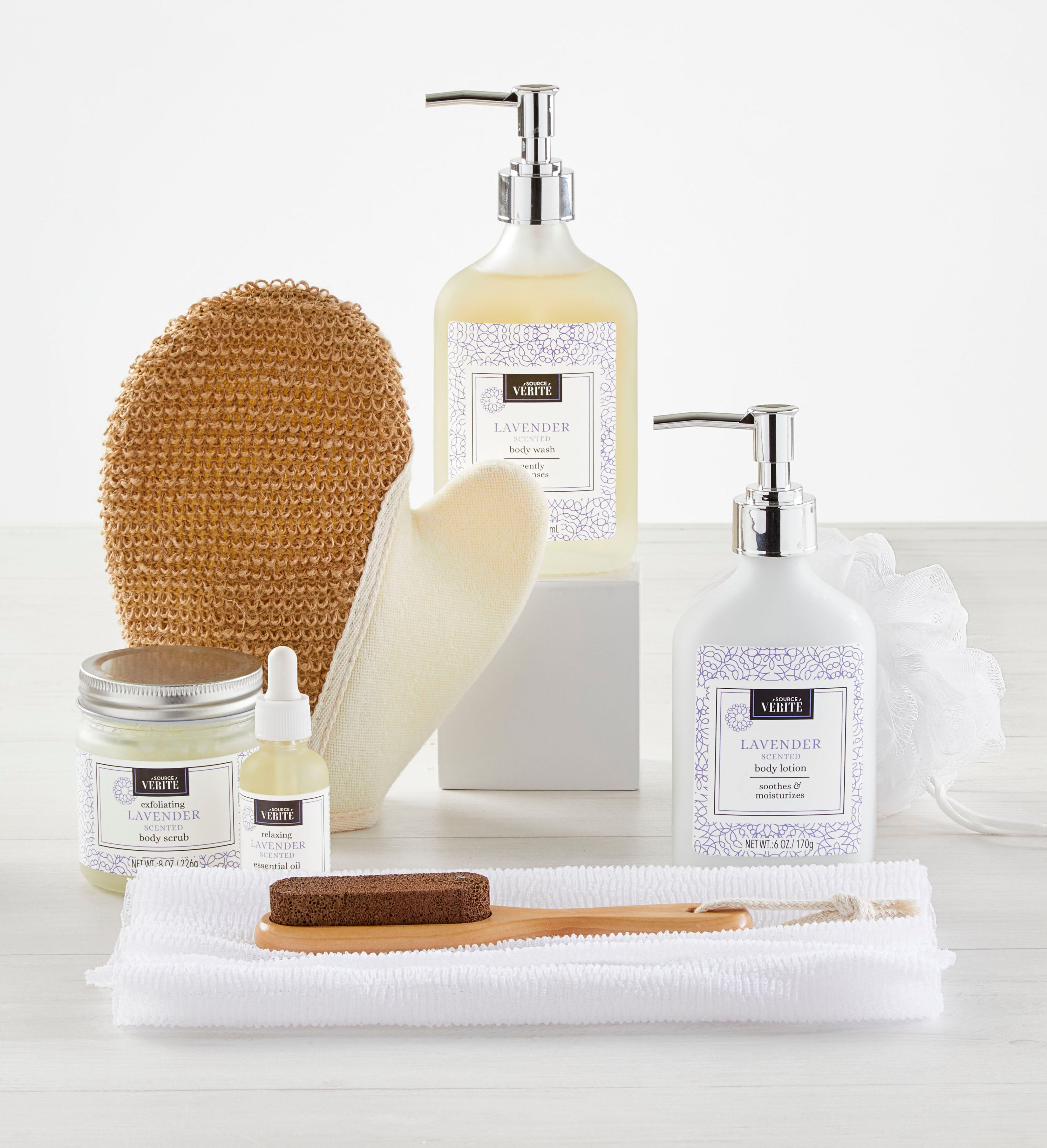 Image of Denarii Lavender Spa Gift Basket