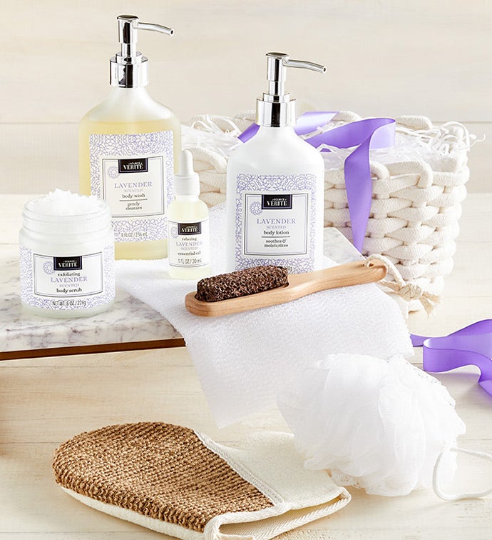 Denarii Lavender Spa Gift Basket