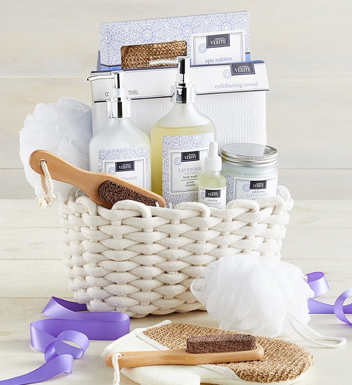 Denarii Lavender Deluxe Spa Haida Gift Basket