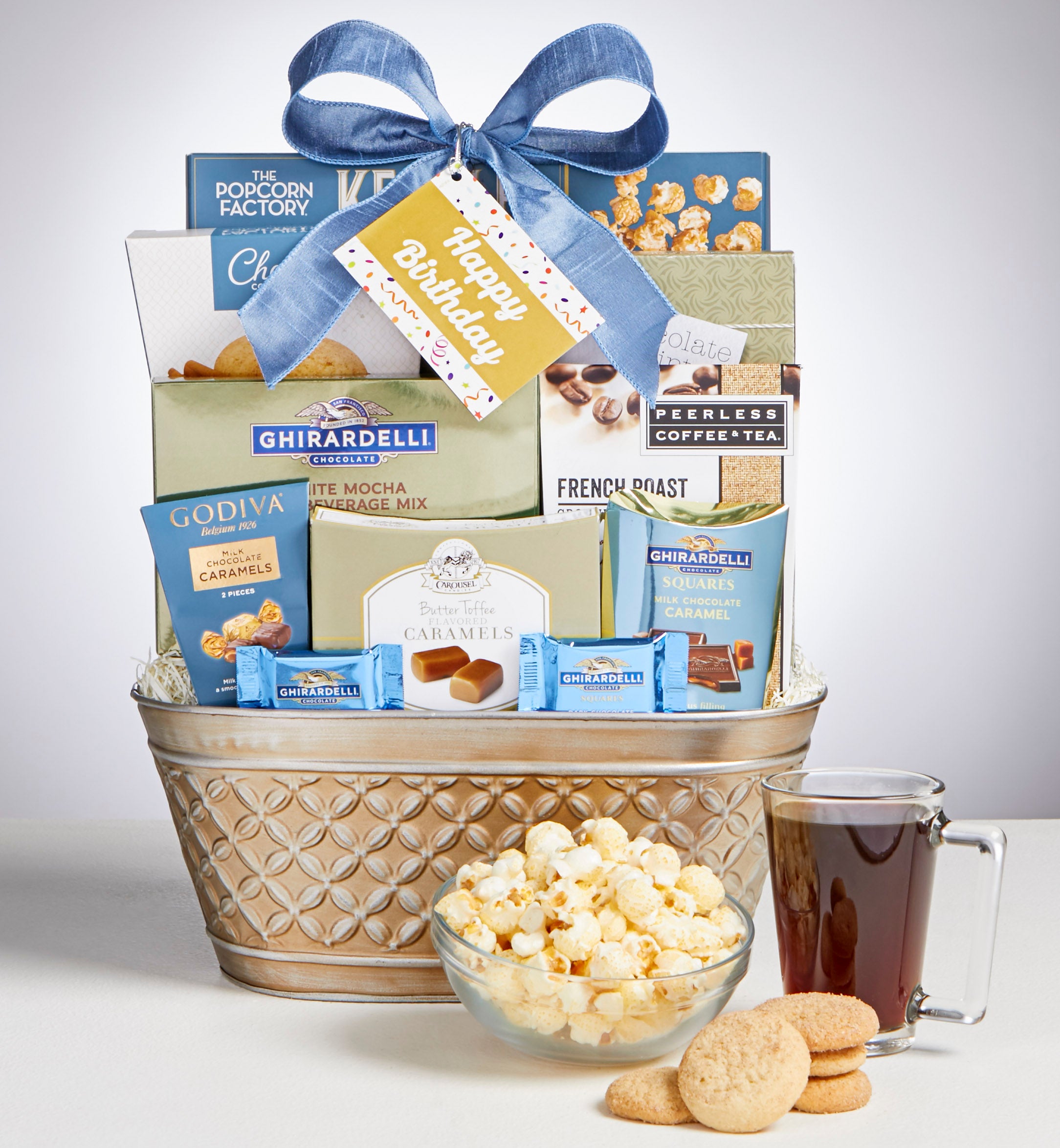 Image of Majestic Grandeur Gourmet Birthday Gift Basket