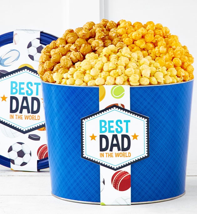 The Popcorn Factory Happy Father's Day 3 Flavor 2G Tin