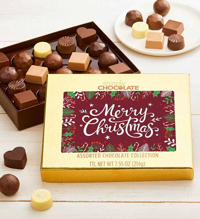 Merry Christmas 18pc Chocolate Box