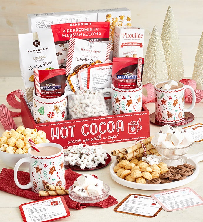 Holiday Hot Cocoa Bar with Mugs