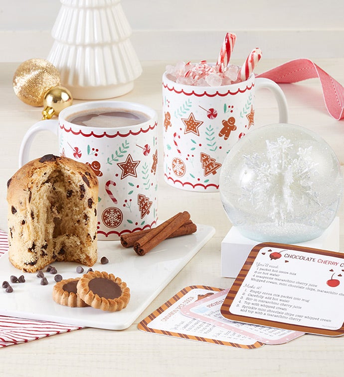 Holiday Hot Cocoa Bar with Mugs