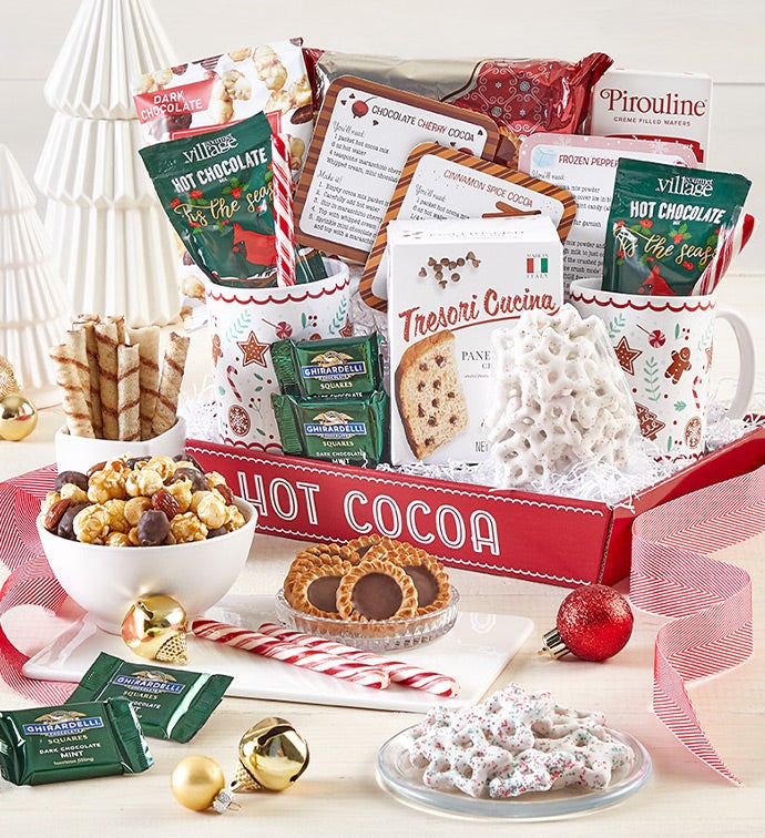 Holiday Hot Cocoa Bar with Mugs