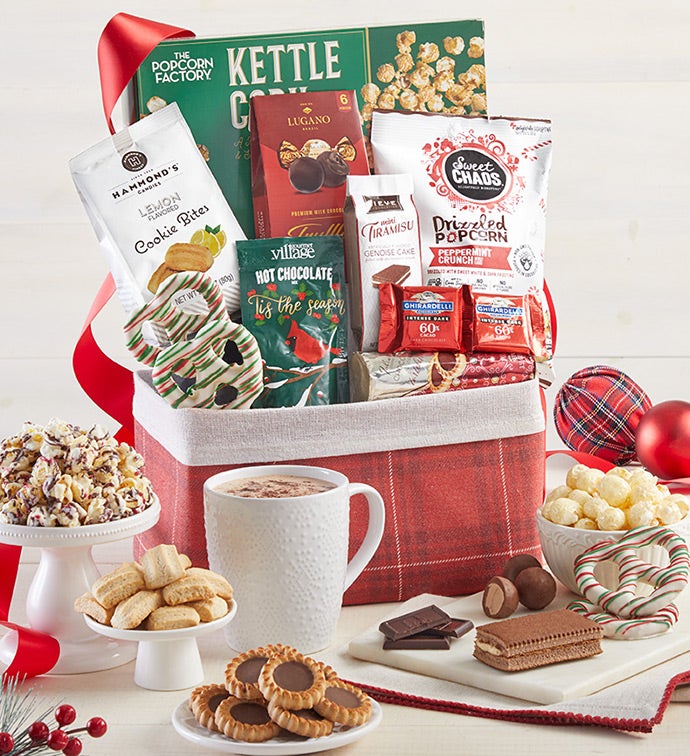 Buffalo Plaid Holiday Tote Gift