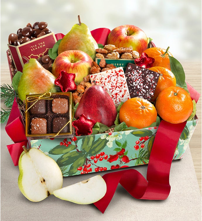 Holiday Treasures Basket | 1800Baskets.com-1009