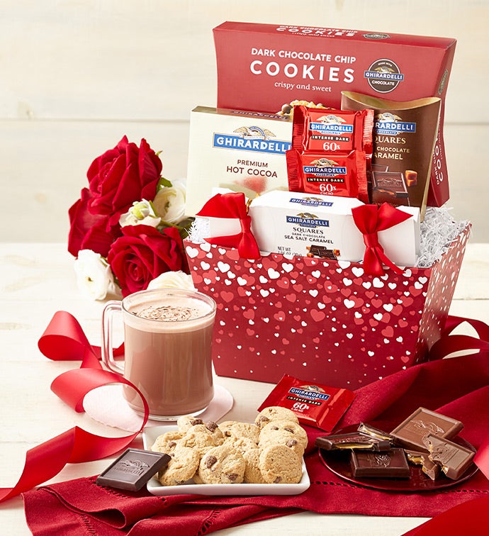 Ghirardelli Valentine's Basket